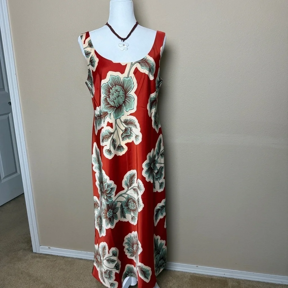 Anne Klein Women’s Scoop Neck Sleeveless Midi Dress- Size 8 - Picture 6 of 13